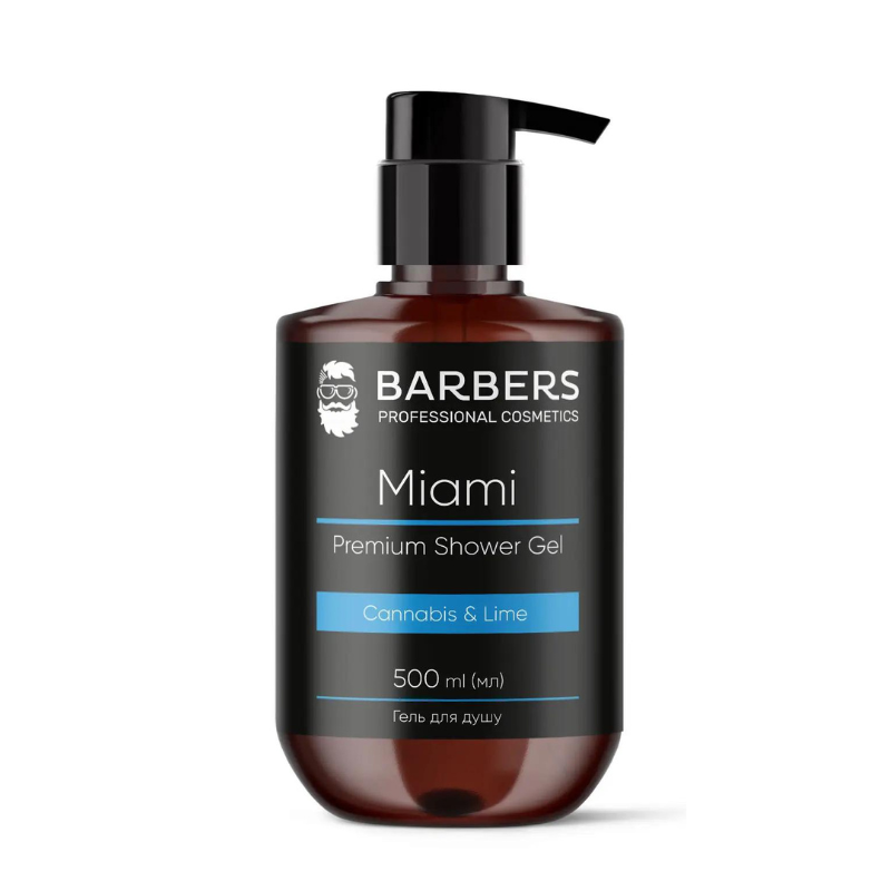 Гель для душа Barbers Miami, 500 мл